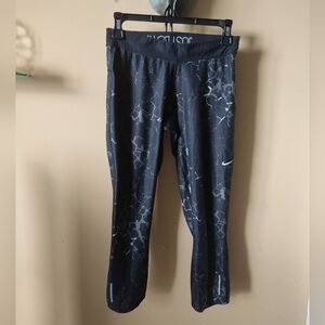Women’s Nike Dri-Fit Marble (Just Do it) Capri Leggings Sz M